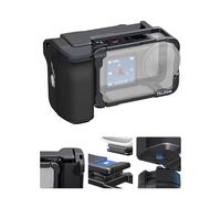 TELESIN Street Grip Kit para DJI Action 6 con jaula de metal Rabbit | Soporte de agarre para cámara con diseño basculante | Carcasa de aleación de aluminio | Ranura para tarjeta TF de respaldo |