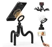 TELESIN Trípode Magnético para Smartphones Flexible, [2 en 1] Mini Trípode