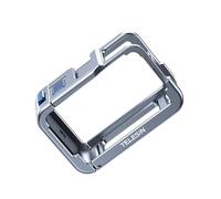 TELESIN Ultra-Light Camera Cage for Action 5 Pro/4/ 3,Protective Cage with Cold Shoe,Shutter Button,Quick Release Connector