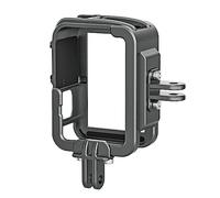 TELESIN Vlog Cage Caja Funda Protectora Carcasa de Aluminio para GoPro Hero 11 10 9 Negro, se Adapta a Go Pro con Filtro de Lente ND CPL Lente máxima en la cámara, para Video vlogging