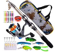 Teleskop-Kohlefaser-Angelrute Und -Rolle Tragable Wasserdicht Angelausrüstung Nzug Outdoor-Angelausrüstung Und Zubehör