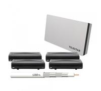 Telestar 4 Usuarios HDTV Sat Satélites Planta Antena Plana Digiflat 2 4x Impe