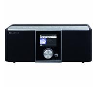 Telestar DIRA S 20C - Radio por Cable (DVB-C, AAC, Internet, WiFi, Bluetooth, estéreo, Pantalla a Color, procesador de Sonido DSP), Color Plateado y Negro