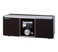 Telestar DIRA S 20C - Radio por Cable (DVB-C, AAC, Internet, WiFi, Bluetooth, estéreo, Pantalla a Color, procesador de Sonido DSP), Color Plateado y Negro