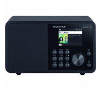 Telestar Radio Mono DAB+ / FM / Internet / Bluetooth Compacta DIRA M 1 A, Negro