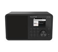 Telestar TOP 200 Radio Portátil Multifunción Negro con DAB+, FM, Bluetooth 5.3, WiFi, USB, Altavoz 7.5 cm, Pantalla TFT y Mando a Distancia