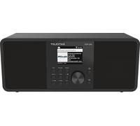 TELESTAR Top 250 - Radio Dab+/Internet (estéreo, 2 × 10 W, función de transmisión y recepción Bluetooth, grabación por USB, Sistema de alertas de Emergencia, Control por App) - Negro