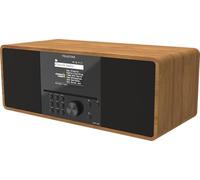 TELESTAR Top 300 - Radio Dab+/Internet con CD (estéreo 2 × 15 W, Streaming, Bluetooth 5.3, grabación USB, alertas de Emergencia) - Madera