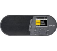 TELESTAR Top IR 50 - Radio por Internet (Bluetooth Audio-Streaming, 7 W, función de grabación USB, Botones de emisoras en el Dispositivo, Modo Hotel, Mando a Distancia) - Antracita
