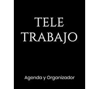 Teletrabajo Agenda y organizador: Calendario perpetuo sin fechas. Agenda mensual y semanal. Regalo para empleados, jefe, colegas, oficina. Trabajo desde casa. Work from home. WFH