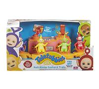 Teletubbies - Tren remolcado Tubby natillas, con 4 Caracteres, Multicolores