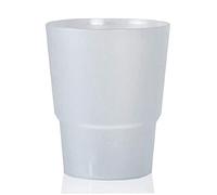 TELEVASO - 100 Unidades - Vaso 1 Litro Reutilizable Extra Fuerte - Polipropileno (PP) Duro e irrompible - Color traslúcido Satinado - Vaso ecológico Libre de BPA, Cerveza, cubatas, Agua