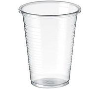 TELEVASO 1000 uds - Vasos de color transparente, de polipropileno (PP) - Capacidad de 220 ml - reciclables