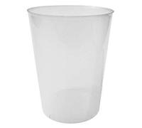 TELEVASO 200 uds. - Vaso Sidra 600 ml Reutilizable - Polipropileno (PP) - Color traslúcido - Vaso ecológico libre de BPA
