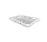 TELEVASO - 400 uds - Envase Recipiente para loncheados con Tapa bisagra Rectangular - Capacidad 400 ml - Polietileno (Pet) Transparente