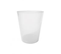 TELEVASO - 450 uds - Vaso Sidra 480 ml Reutilizable Ligero - Polipropileno (PP) - Color traslúcido - Vaso ecológico Libre de BPA, Ideal para cerveza, cubatas, agua