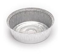 TELEVASO - 500 uds - Envase/recipiente de aluminio redondo - Capacidad 1440 ml y tamaño 167 x 57 mm - Bandejas desechables y reciclables, apto para altas temperaturas