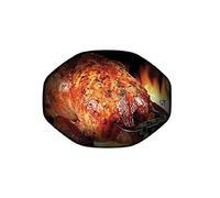 TELEVASO - 500 uds - Tapa de cartón para envase de aluminio ovalado para pollo asado de 2500 ml - Tamaño 188 x 247 mm - Desechables y reciclables, apto para altas temperaturas