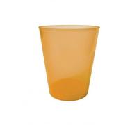 TELEVASO - 500 uds - Vaso Sidra 480 ml Reutilizable Ligero - Polipropileno (PP) - Color naranja - Vaso ecológico Libre de BPA,
