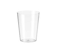 TELEVASO Vasos Sidra - Plástico cristalino (PS) - Color Transparente - Reciclable (200 Uds. Vasos sidra 480 ML)