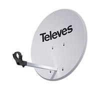 TELEVES 52020 Antena Parabólica Offset con Disco Aluminio, Blanco