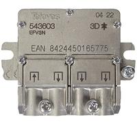 Televes 543603 - Repartidor EMC 1E 3S, Acero Inoxidable