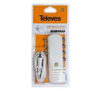 Televes Amplificador Antena TV 6 Salidas 16dB Blanco