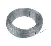 Televes Cable de acero 2mm Galvanizado 2043 - 100 unidades