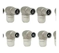 Televes Pack de conectores antena TV TDT 5 uds macho 4130 + 5 uds hembra 4131