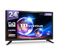Televisor 24 Pulgadas HD No Smart TV, USB Grabador reproductor, Sintonizador digital DVB-T2/C - TD Systems K24DLM20H