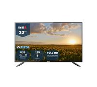 Televisor BSL-22112V de 22 Pulgadas FHD con Tecnología DLED, Sintonizador DVBT2/C/S2, USB Multimedia y Alimentación 12V para Camping o Coche - Marca Bsl