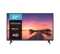 Cecotec TV, Televisor LED de 32Pulgadas 0 Series 0032S. Pantalla 32 Pulgadas, HD, Resolución de imágenes y Videos óptima, Sistema Dolby, Memoria Flash, Conectividad HDMI/USB, Mando a Distancia