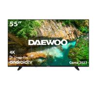 Televisor Daewoo 55 Pulgadas 4K UHD Android Smart TV Wifi HDR HDMI USB Bluetooth TDT2 Satélite Cable Dolby Vision