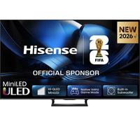 Hisense 75U7SE - MiniLED Smart TV 75 Pulgadas, Hi-QLED MiniLED, Modo Juego 144 Hz Nativos, Subwoofer Integrado, Hi-View AI Engine, IMAX Enhanced, Filmmaker Mode, Dolby Vision IQ, HDR 10+ Adaptive