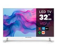 Televisor LED-3225VDBLANCO de 32” con resolución FHD, Sistema VIDAA, 3 HDMI, 2 USB, Wi-Fi y Sonido estéreo 16W