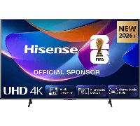 Hisense 65A6S - UHD 4K Smart TV 65 Pulgadas, Escalador IA 4K, Smooth Motion IA, Modo Juego Plus, Dolby Vision, Control por Voz, Filmmaker Mode, Airplay