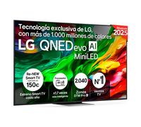 Televisor LG 75QNED87A6B - 75 pulgadas, Mini LED, 4K UHD