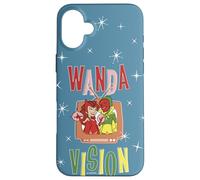 Televisor Retro Marvel WandaVision Wanda y Vision Carcasa para iPhone 16 Plus