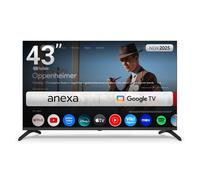 anexa - Smart TV 43" 4K HDR, Android 14, Google Assistant, Control por Voz, TDT 2025, 3 años de garantía, SMART43C02UG, Compatible con Netflix, Prime Video y más