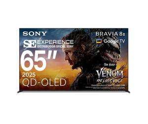 Televisor Sony Bravia 8 II | QD-OLED 65” | Google TV | K65XR8M2