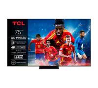 Televisor TCL 75C7K - QD-Mini LED 4K, 144 Hz nativo, Audio Bang & Olufsen 60W
