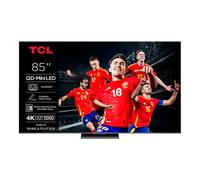 TCL 85C8K Televisor 85 Pulgadas QD-Mini LED 4K Smart TV, 5000 nits HDR Premium, 144Hz, ZeroBorder, Bang & Olufsen, Google TV, Dolby Vision IQ y Atmos, Panel WHVA, Game Master