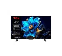 TCL 43T69C 43” QLED, Direct LED TV, 4K HDR, Smart TV Powered by Google TV (Dolby Vision & Atmos, Game Master, Motion Clarity, Compatible with Google Assistant & Alexa)