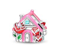 Teleye Casa llena romántica del grano del encanto, encanto de la pulsera con cuentas, apto para pulseras de 3 mm-4,5 mm