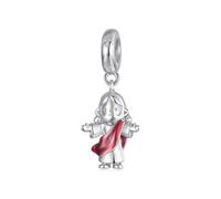 Teleye Charm colgante de Jesús, accesorio de plata esterlina 925, pulsera compatible con de 3 mm a 4,5 mm