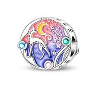 Teleye Magic Cat Jungle Beads Charm, pulsera con cuentas Charm, apto para pulseras de 3 mm-4,5 mm