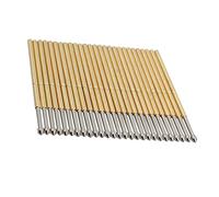 Telituny 100 Piezas Puntas de Prueba para PCB, Sondas de contactos con Resorte 3A 50mΩ, Incluye Diseños Cónicos y Redondos para Testeo de Circuitos (P50-J1/P75-B1/P100-E2)