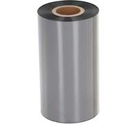 Telituny 110 mm x 300 m Cinta de Transferencia Termica, Etiqueta Adhesiva Negra, Resina Etiquetas Cinta Impresión, Accesorio de Impresión de Código de Barras, Compatible con TSC Argox Zebr a TOS HIBA