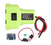 Telituny Adaptador de batería Cable de calibre 14 Fusible 30A Adaptador de baterías de herramientas eléctricas aisladas para Ryobi 18V