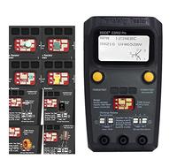 Telituny BSIDE ESR02 Pro Transistor Tester Multifuncional Digital Diodo Triodo Resistencia Capacitancia Inductancia MOSFET NPN PNP Triac MOS Detector con Clip de Prueba (Sin clip de prueba)
